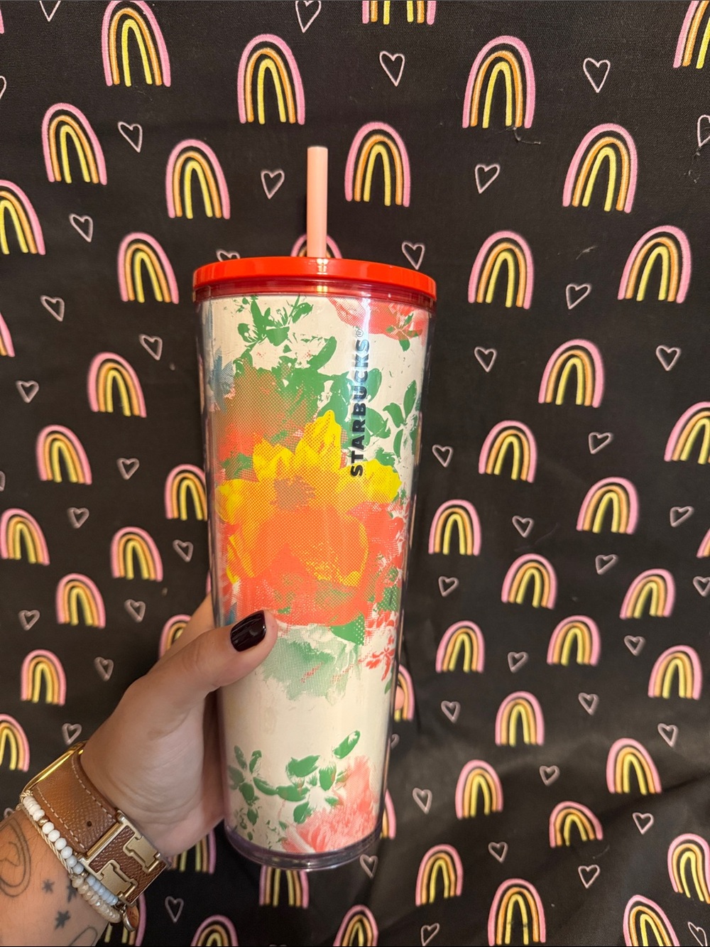 Starbucks Mexico Spring 2021 Floral / Tropical Flow Venti Tumbler